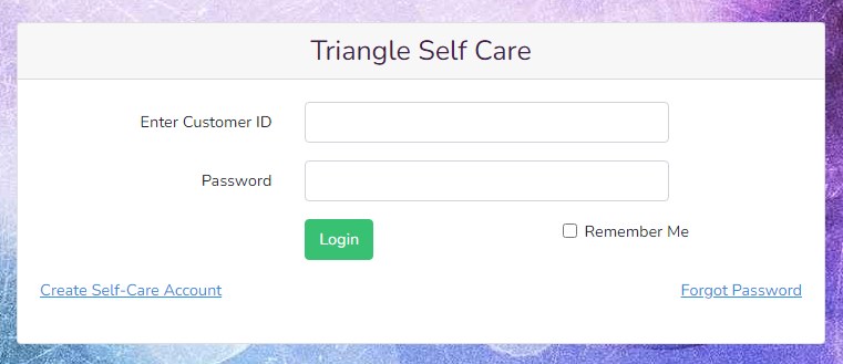 Triangle Internet selfcare