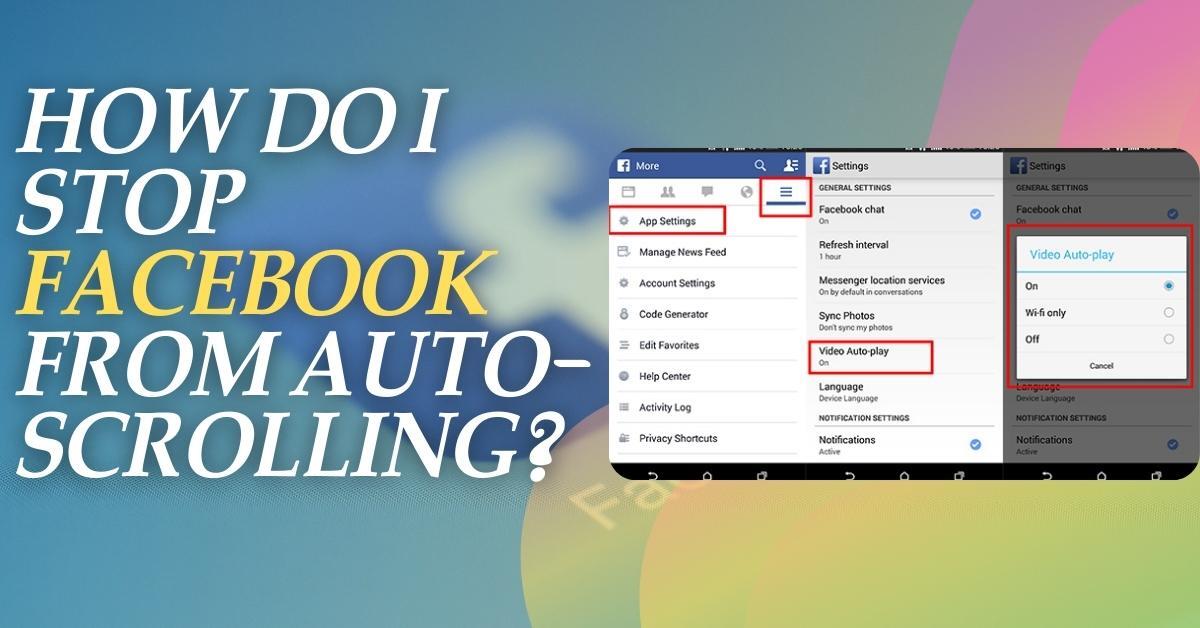 How to Stop Facebook from Auto Scrolling